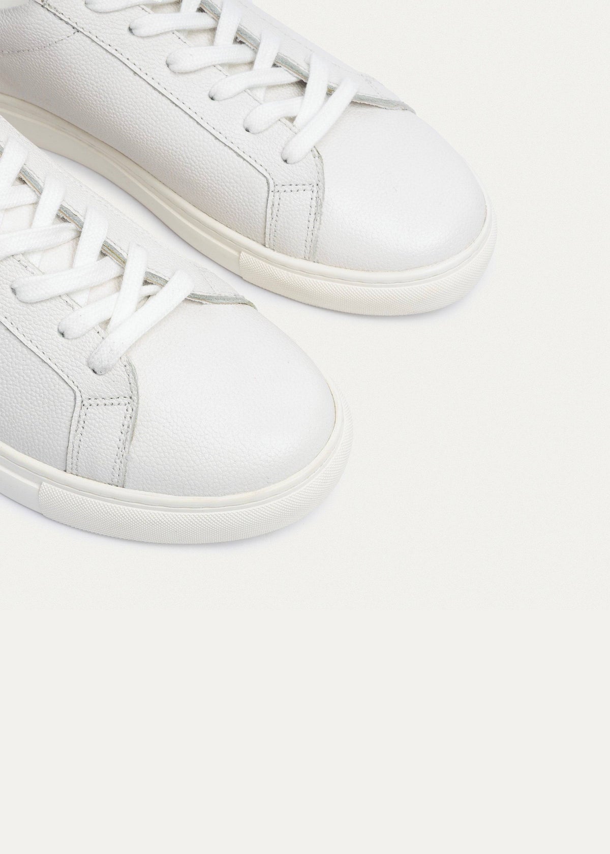 Textured Comfort Sneaker — White