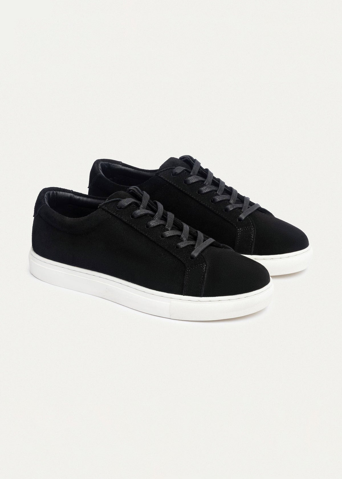 Suede Comfort Sneaker — Black