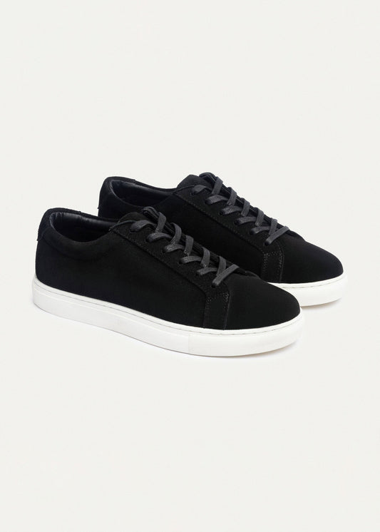 Suede Comfort Sneaker — Black