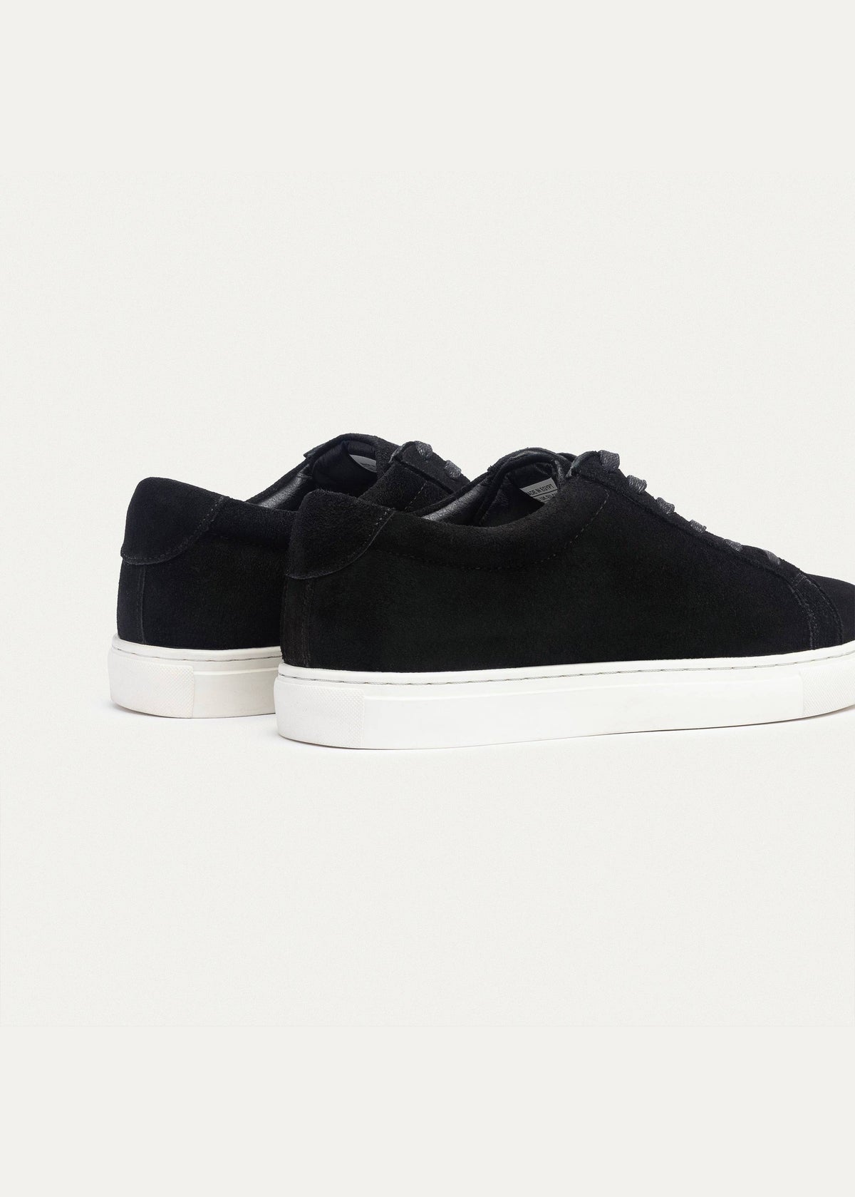 Suede Comfort Sneaker — Black