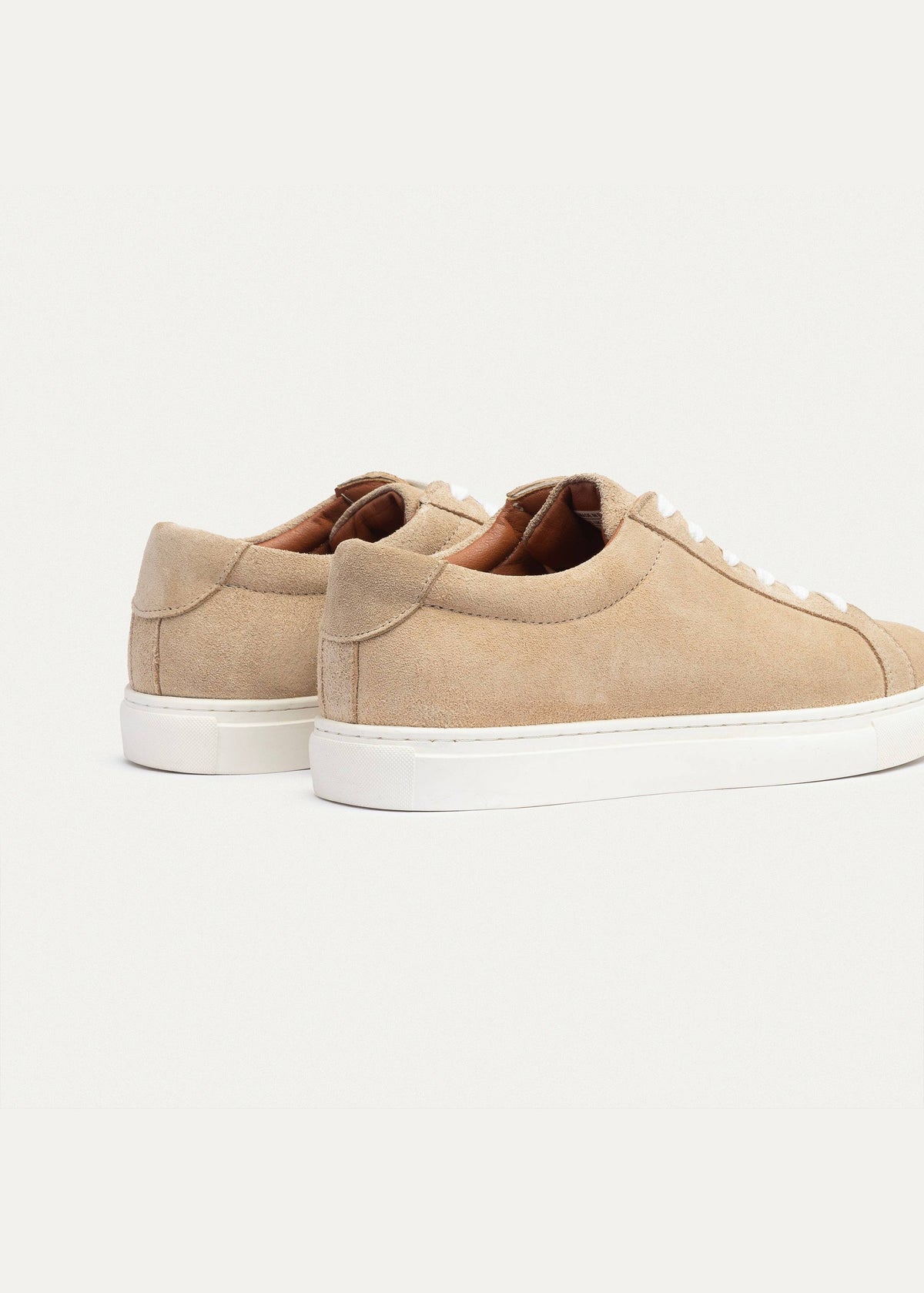 Leather Comfort Sneaker — Beige