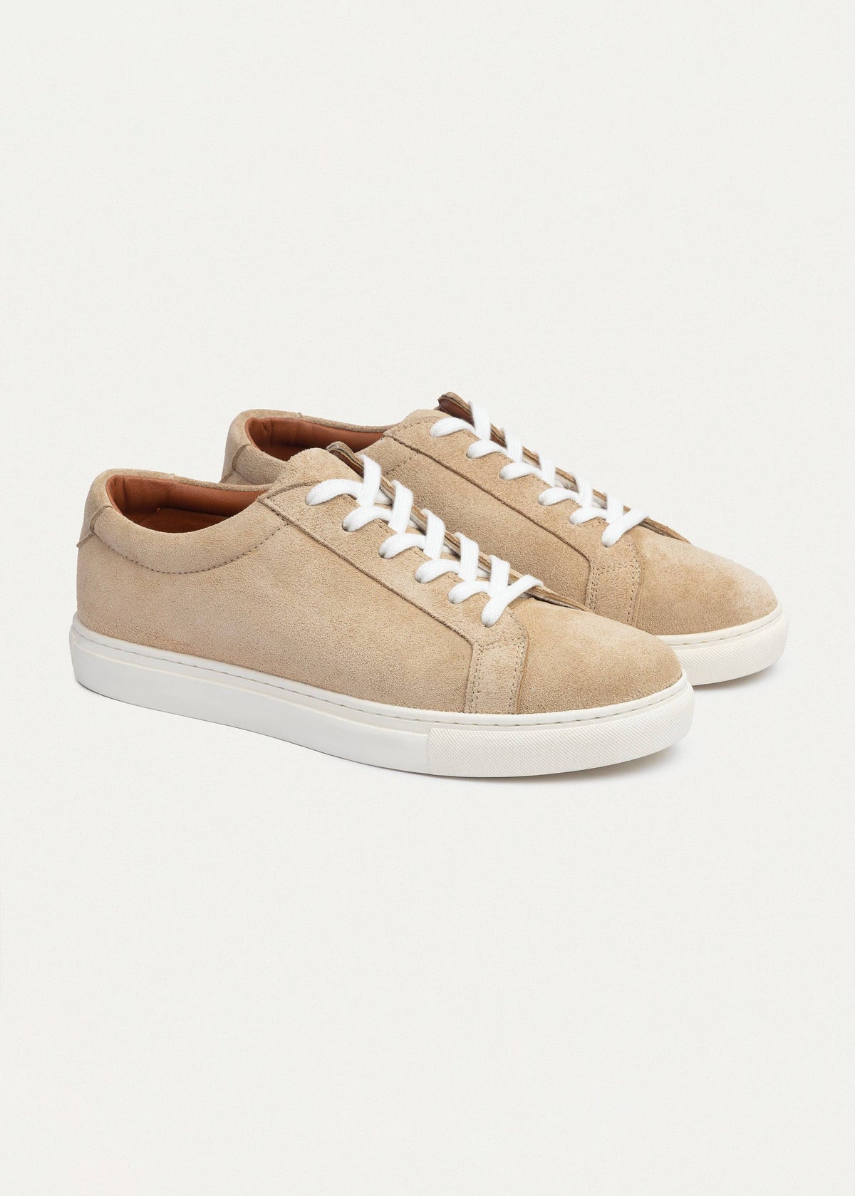 Leather Comfort Sneaker — Beige