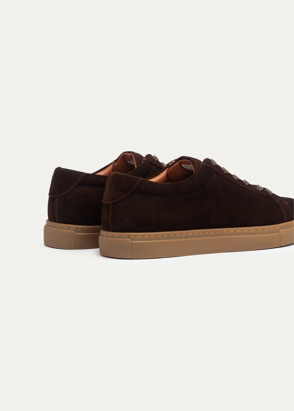 Suede Comfort Sneaker — Brown
