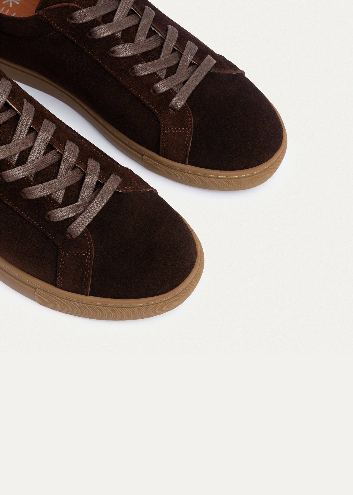 Suede Comfort Sneaker — Brown
