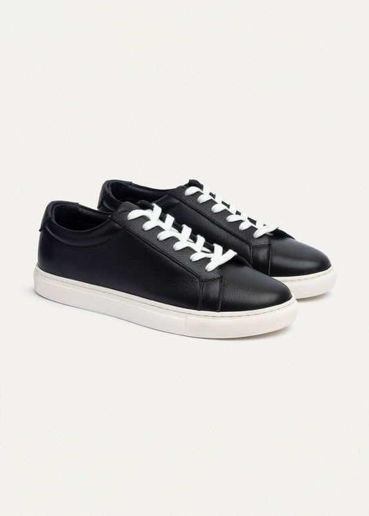 Textured Comfort Sneaker — Black