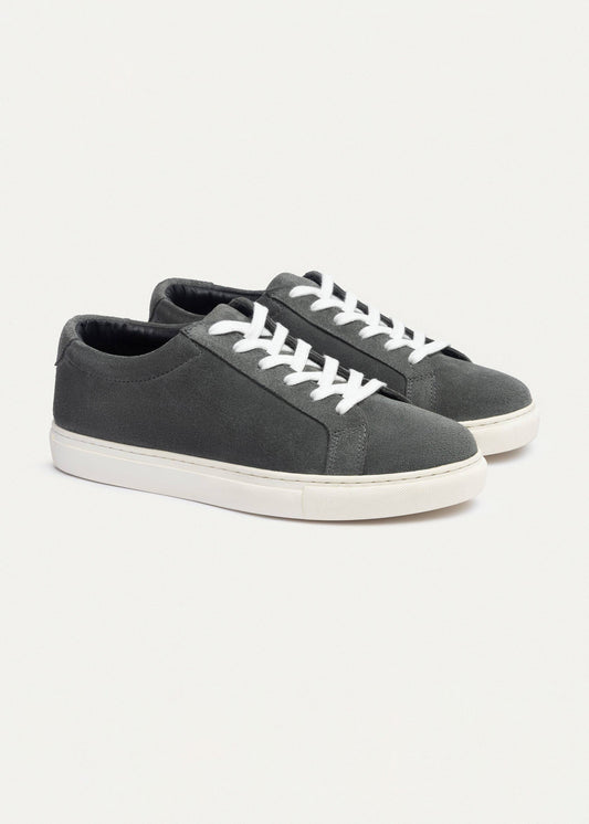 Suede Comfort Sneaker — Gray
