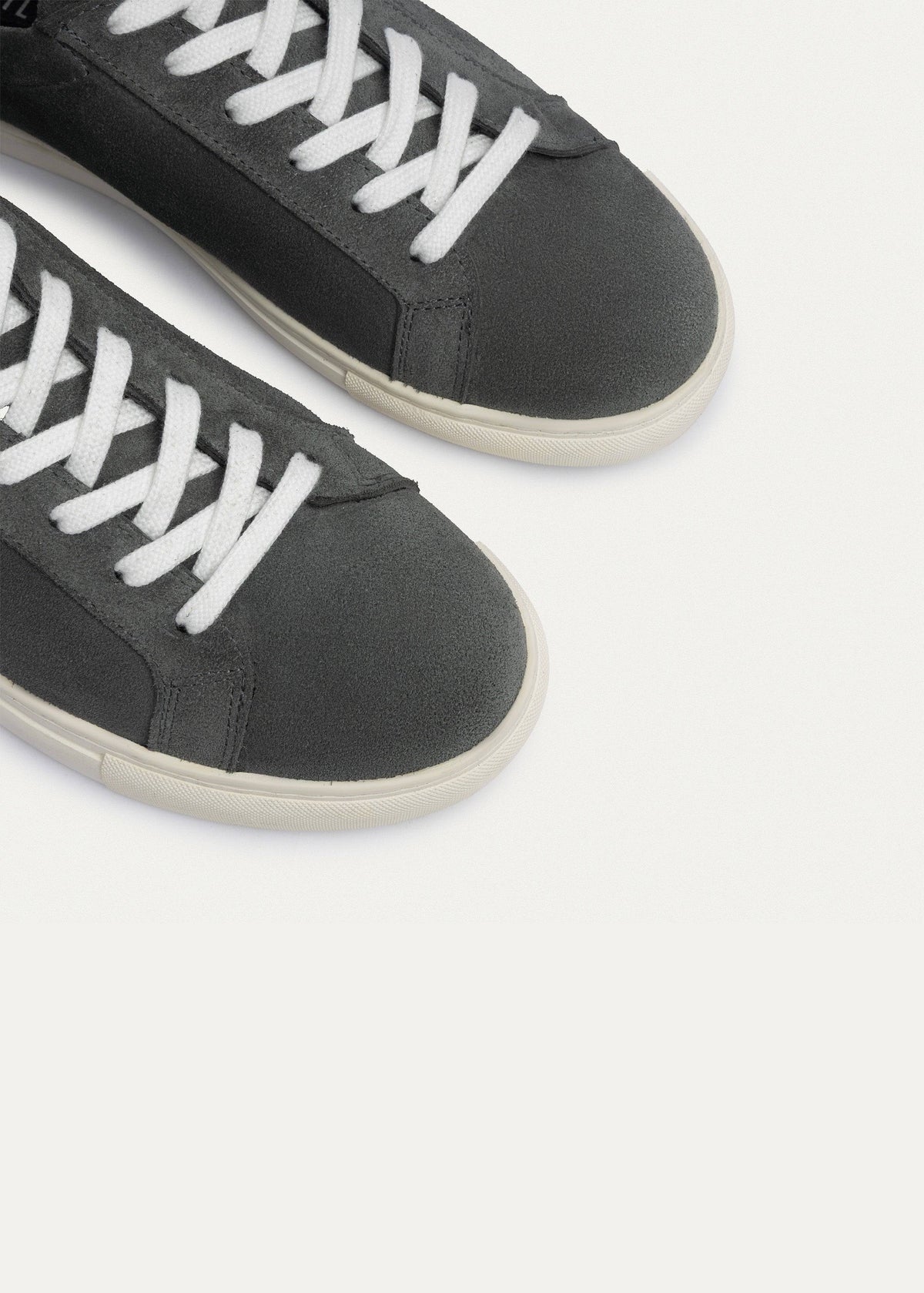 Suede Comfort Sneaker — Gray