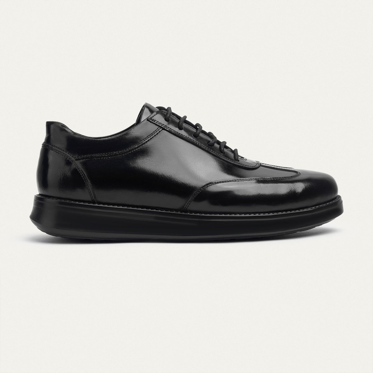 Classic Leather Derby — Patent Black