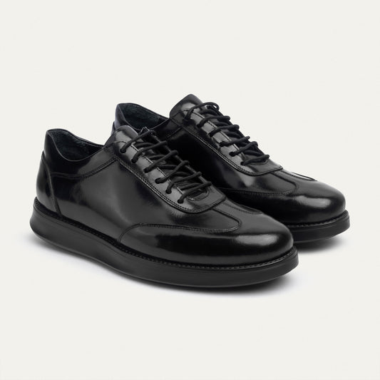 Classic Leather Derby — Patent Black