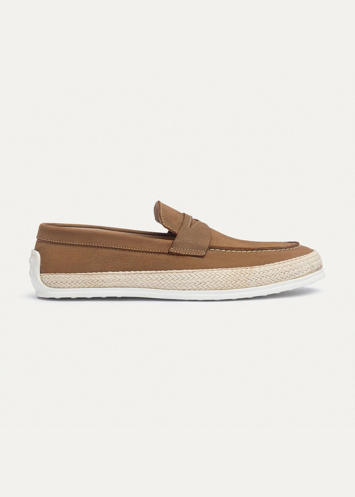 Canvas Braided Espadrille — Sandy Brown