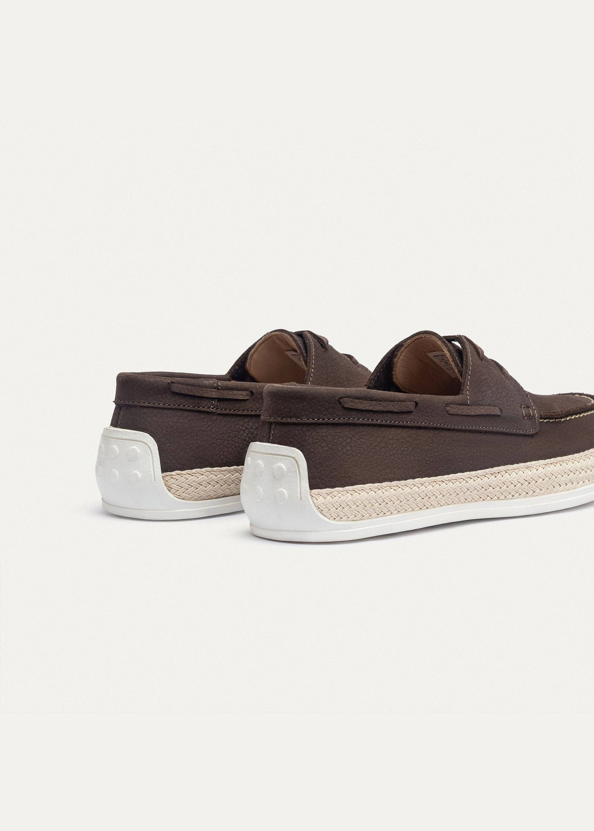 Canvas Deck Espadrille — Brown
