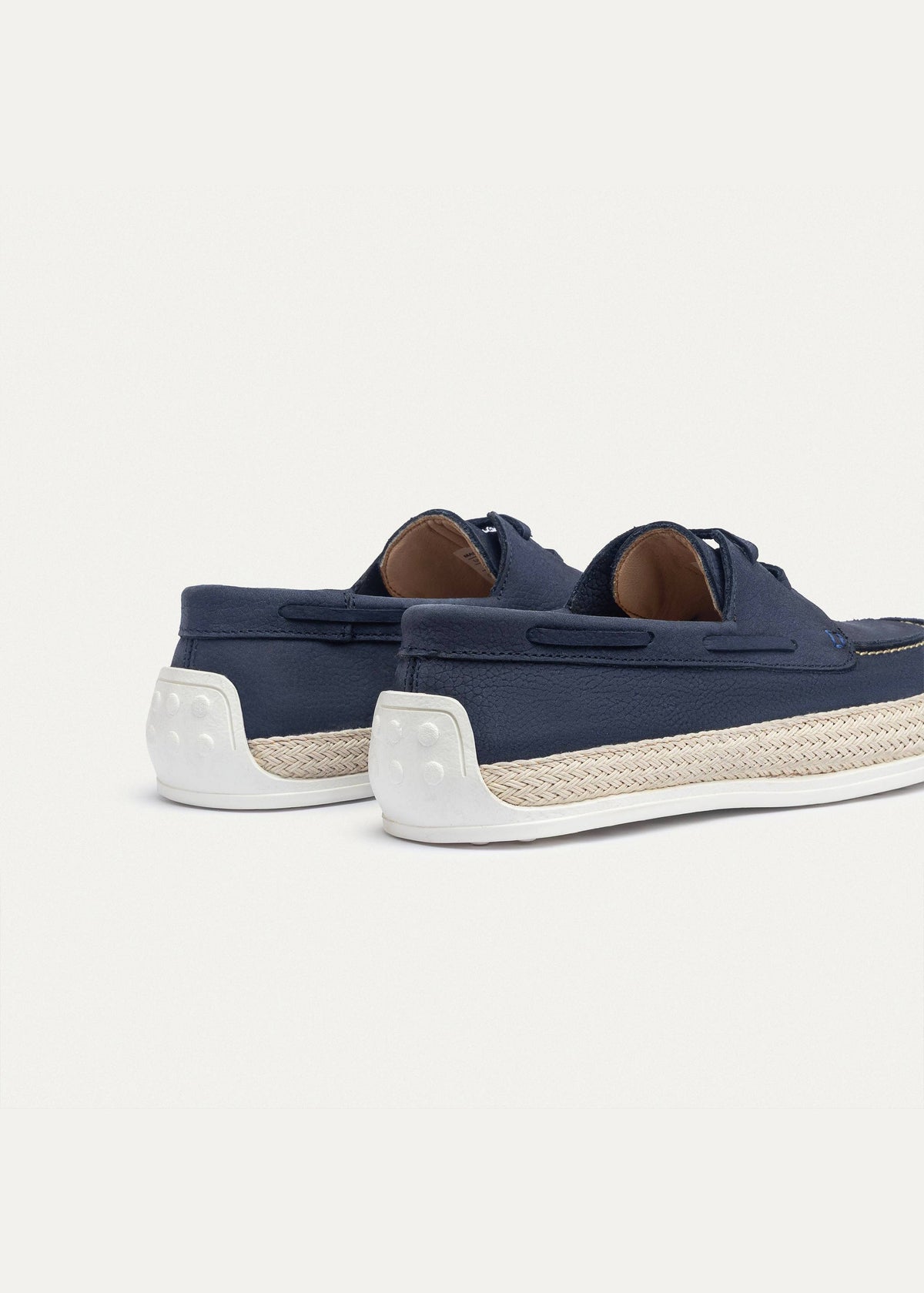 Canvas Deck Espadrille — Navy Blue