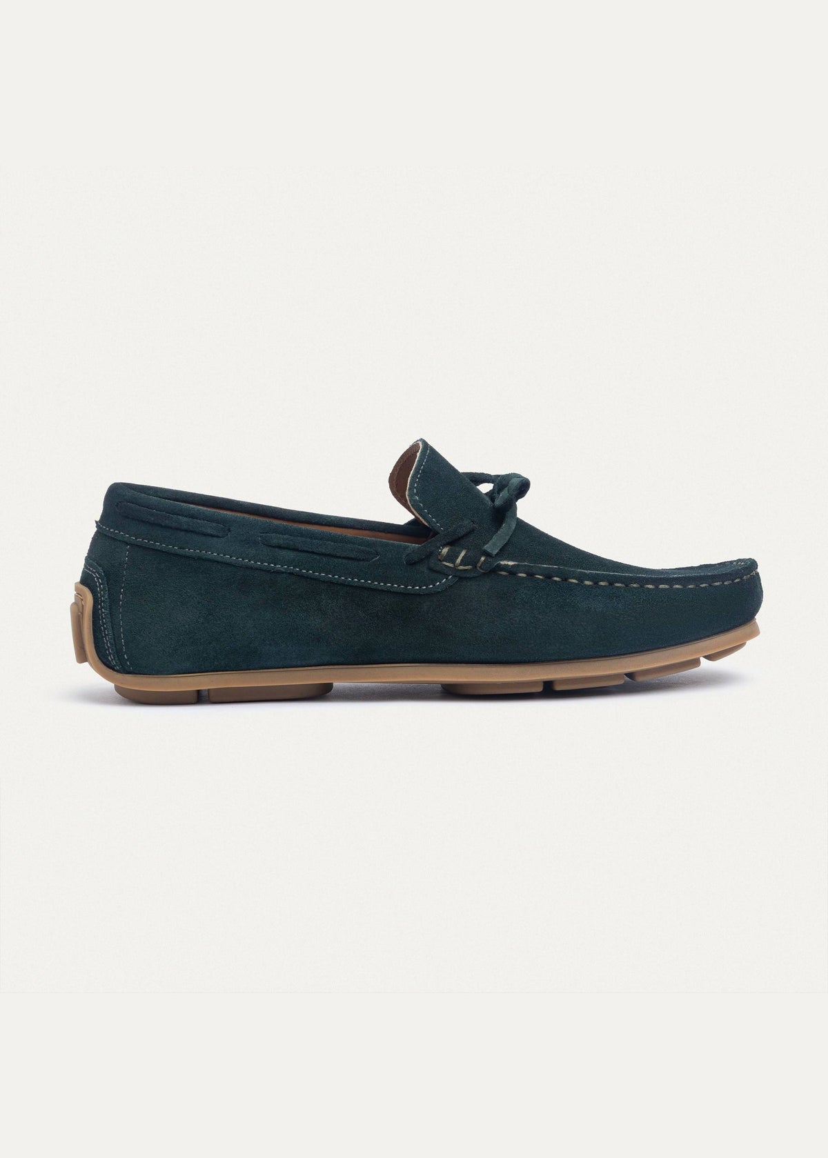 Suede Boat Shoe — Green
