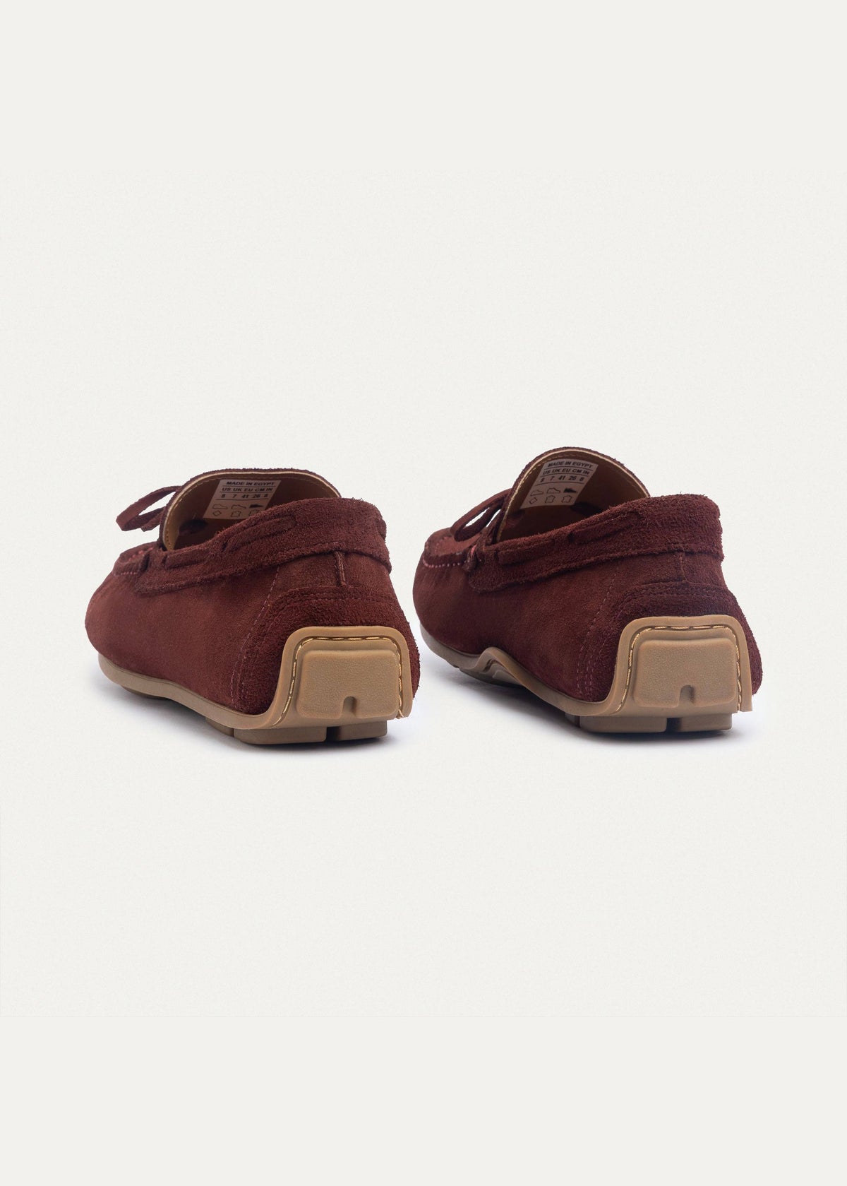 Suede Boat Shoe — Oxblood