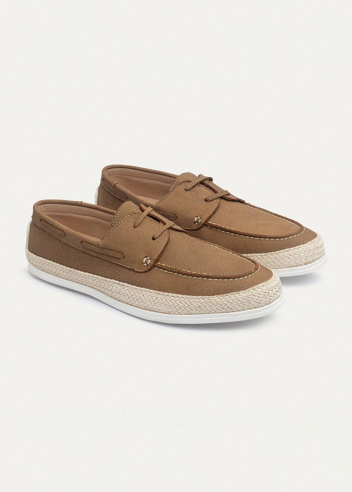 Canvas Deck Espadrille — Sandy Brown