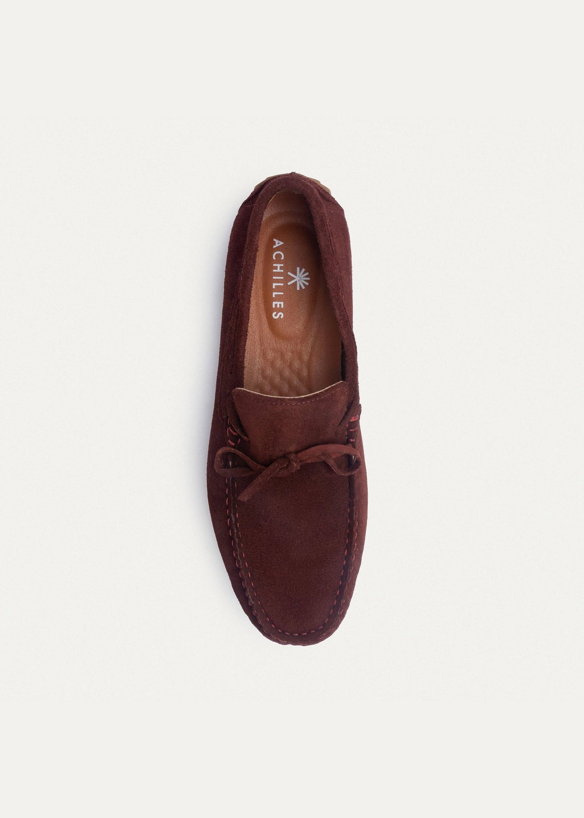 Suede Boat Shoe — Oxblood