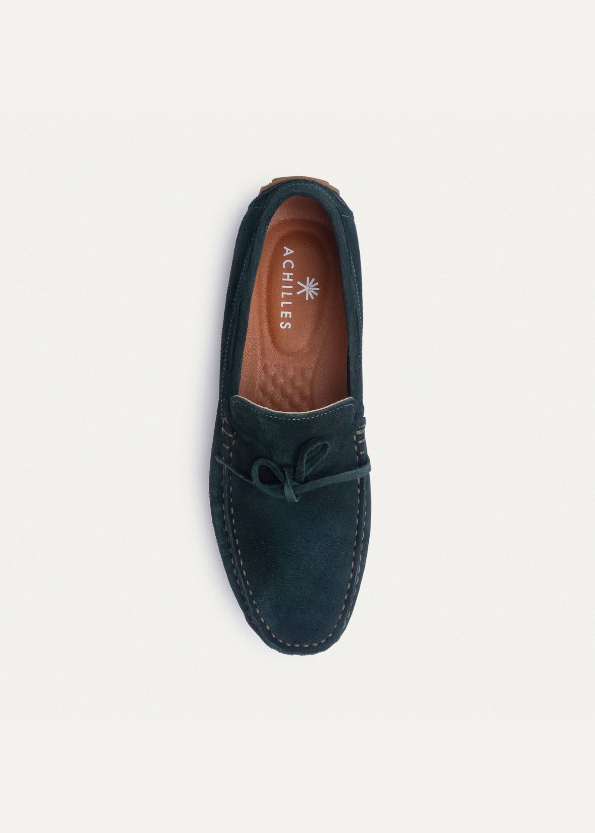 Suede Boat Shoe — Green