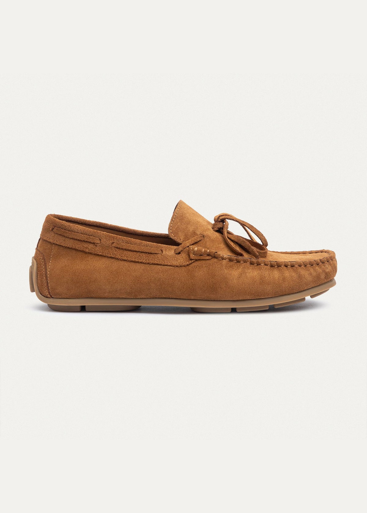 Leather Boat Shoe — Light Brown