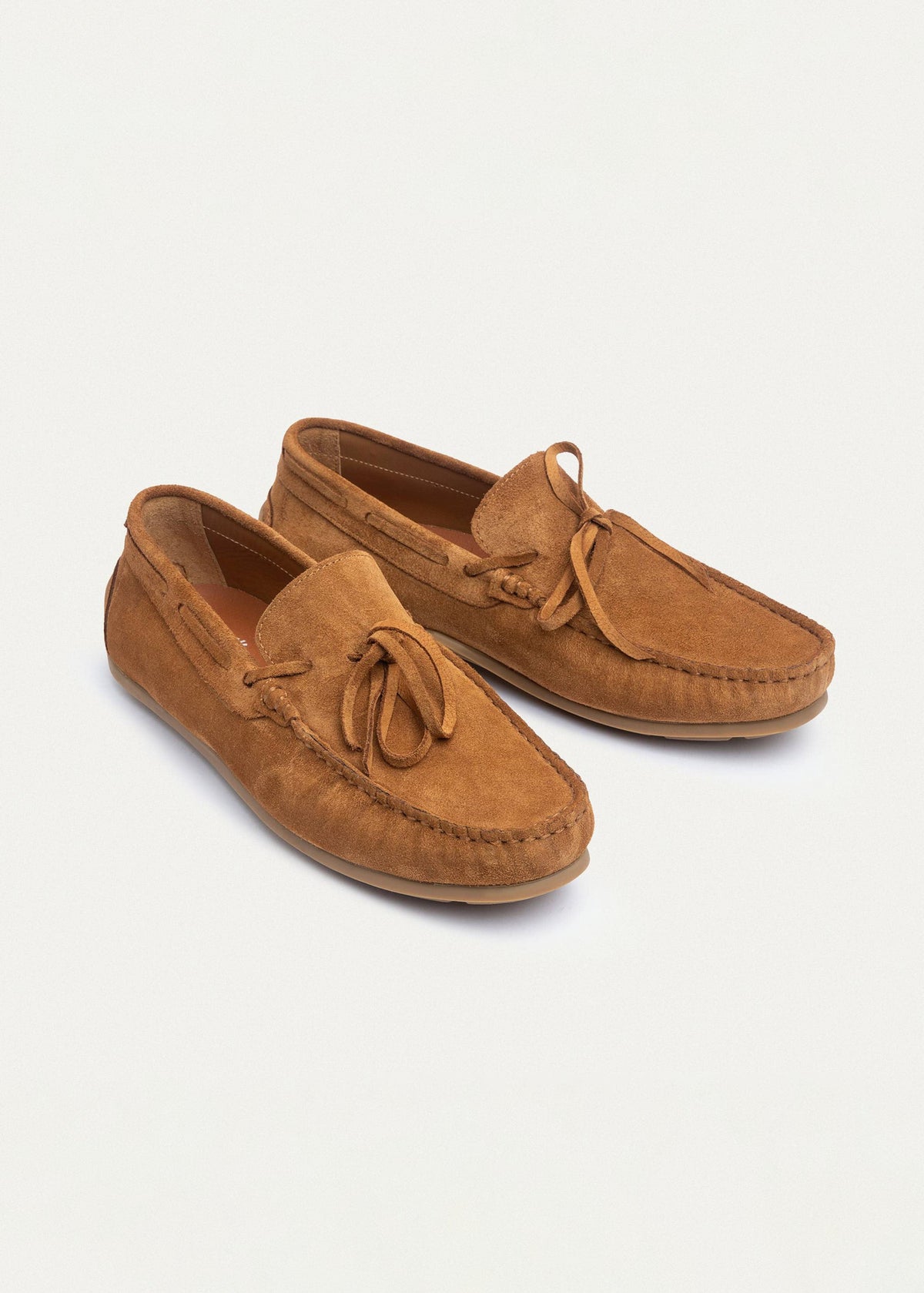 Leather Boat Shoe — Light Brown