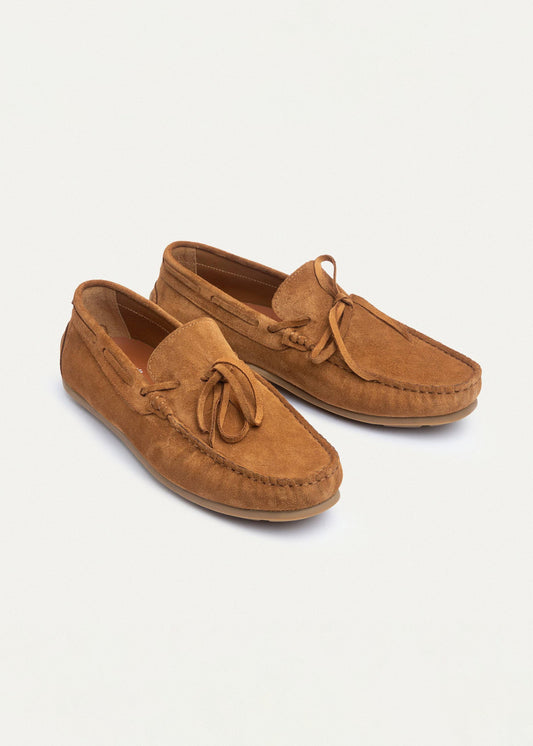 Leather Boat Shoe — Light Brown