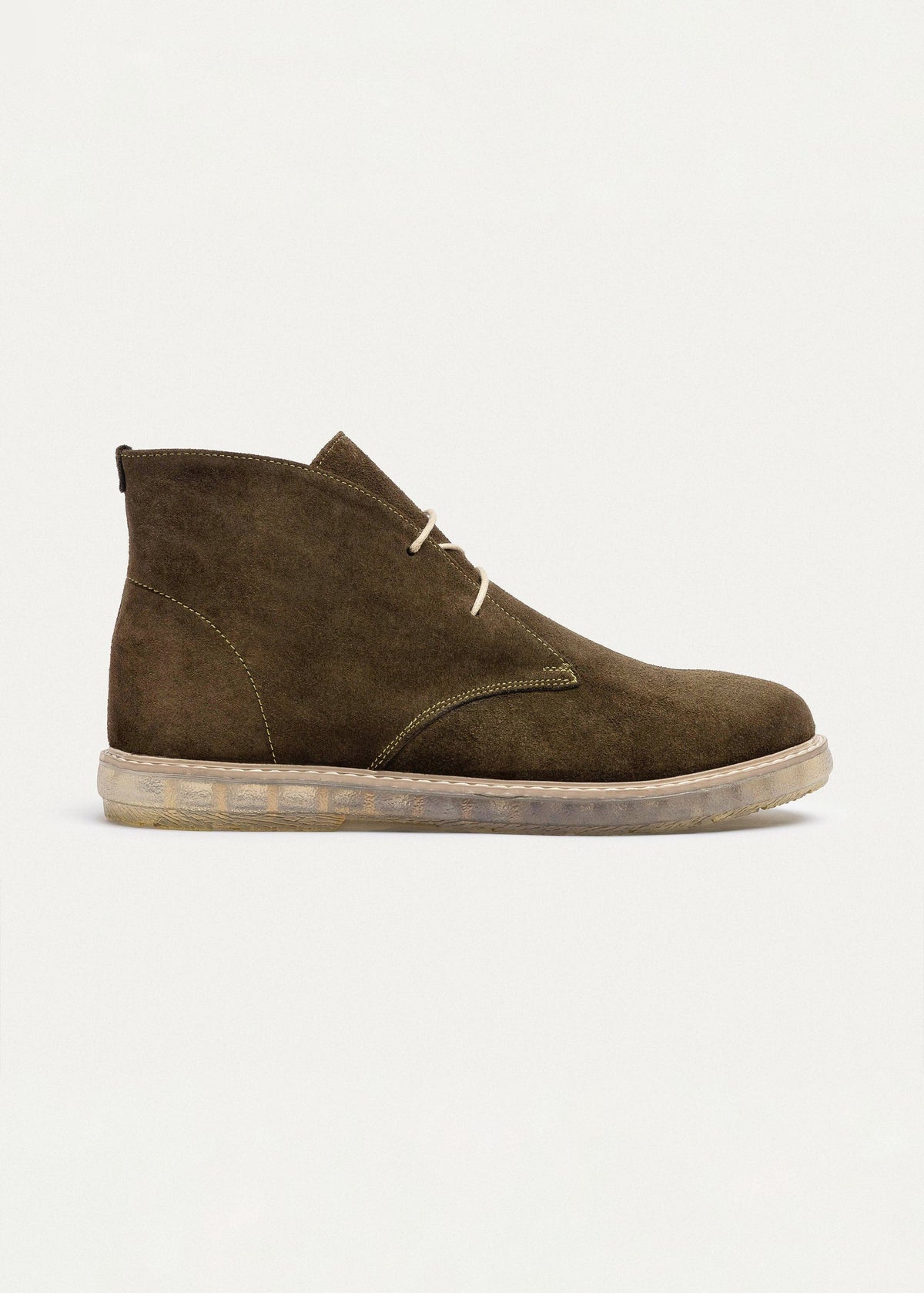 Suede Desert Boot — Olive