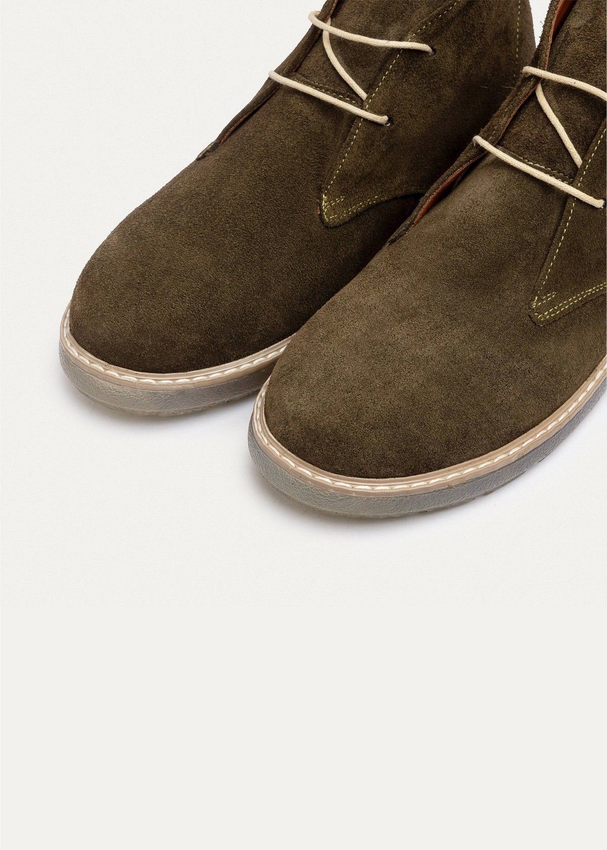 Suede Desert Boot — Olive