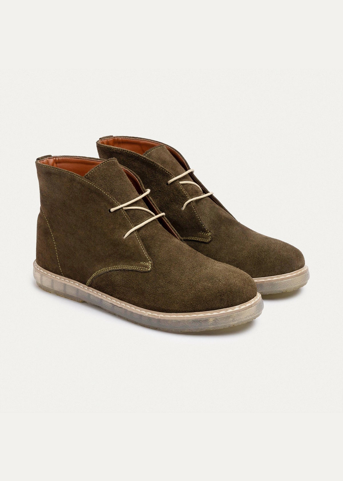 Suede Desert Boot — Olive