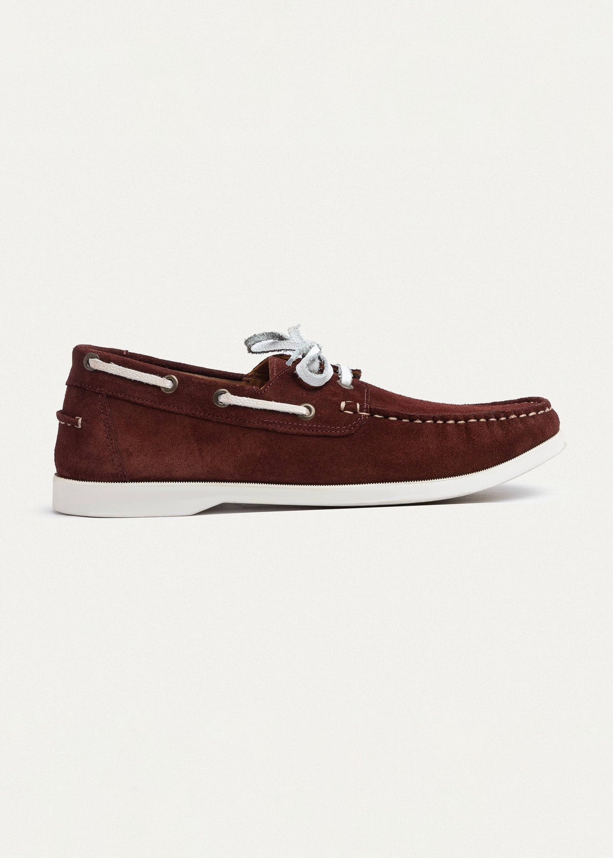 Leather Boat Shoe — Oxblood