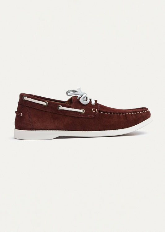 Leather Boat Shoe — Oxblood