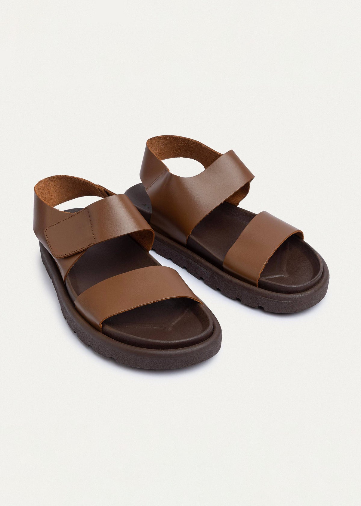 Leather Strap Sandal — Havana