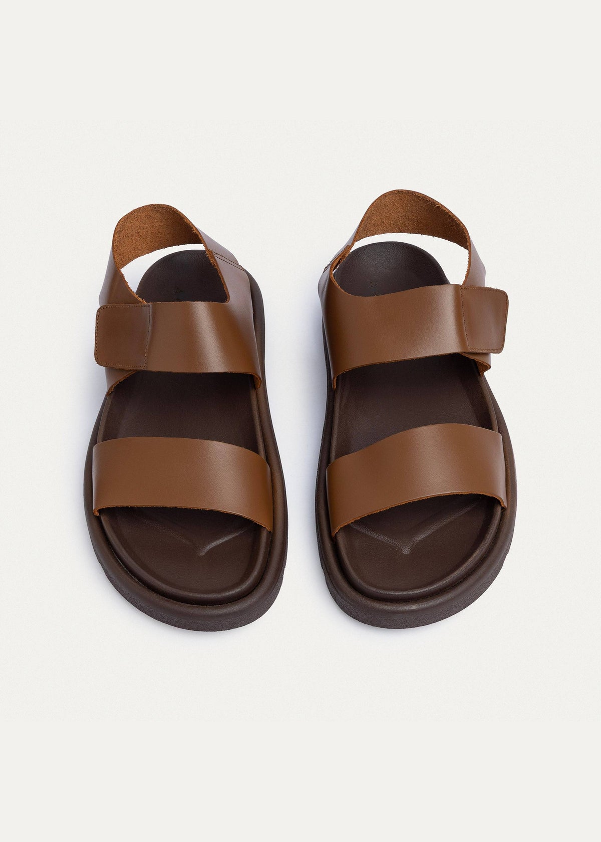 Leather Strap Sandal — Havana