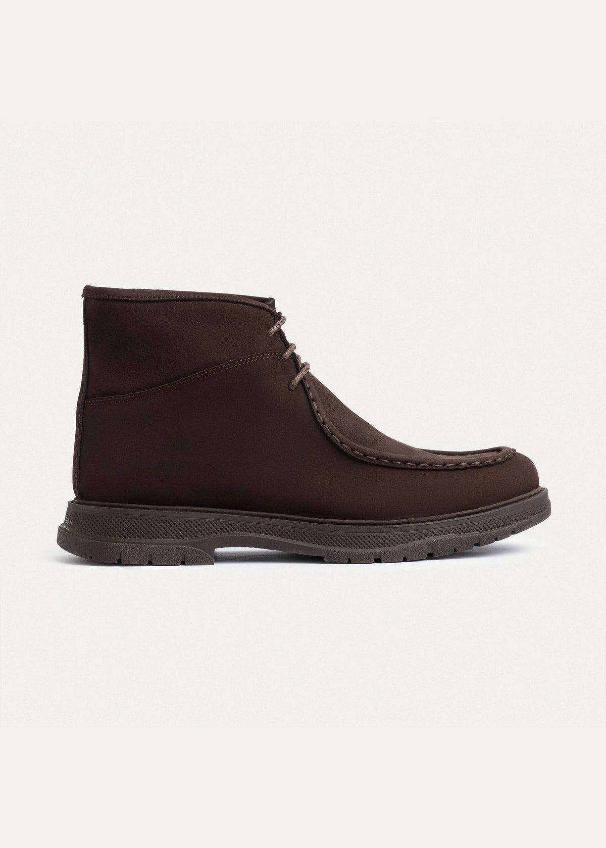 Utility Leather Chukka Boot — Brown