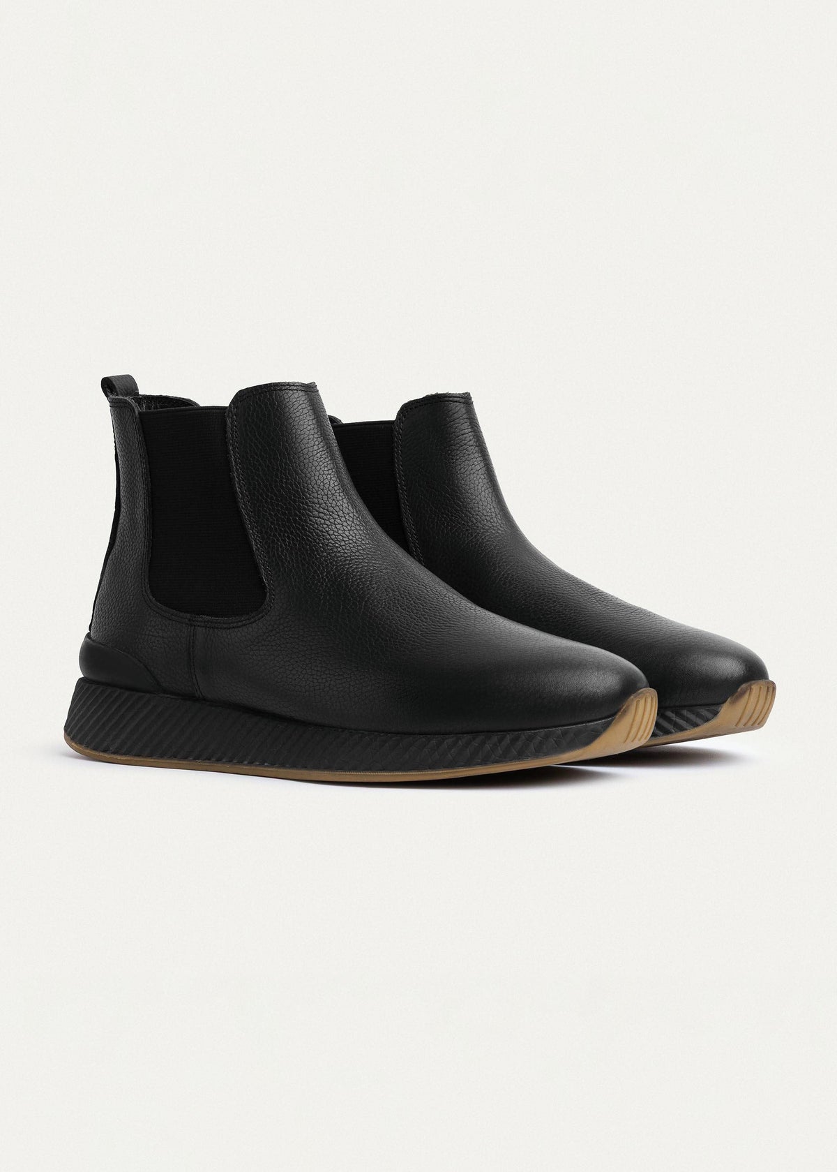 Leather Chelsea Sneaker — Black