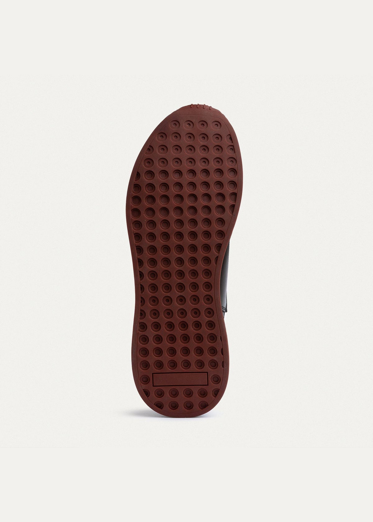 Leather Chelsea Sneaker — Black & Burgundy