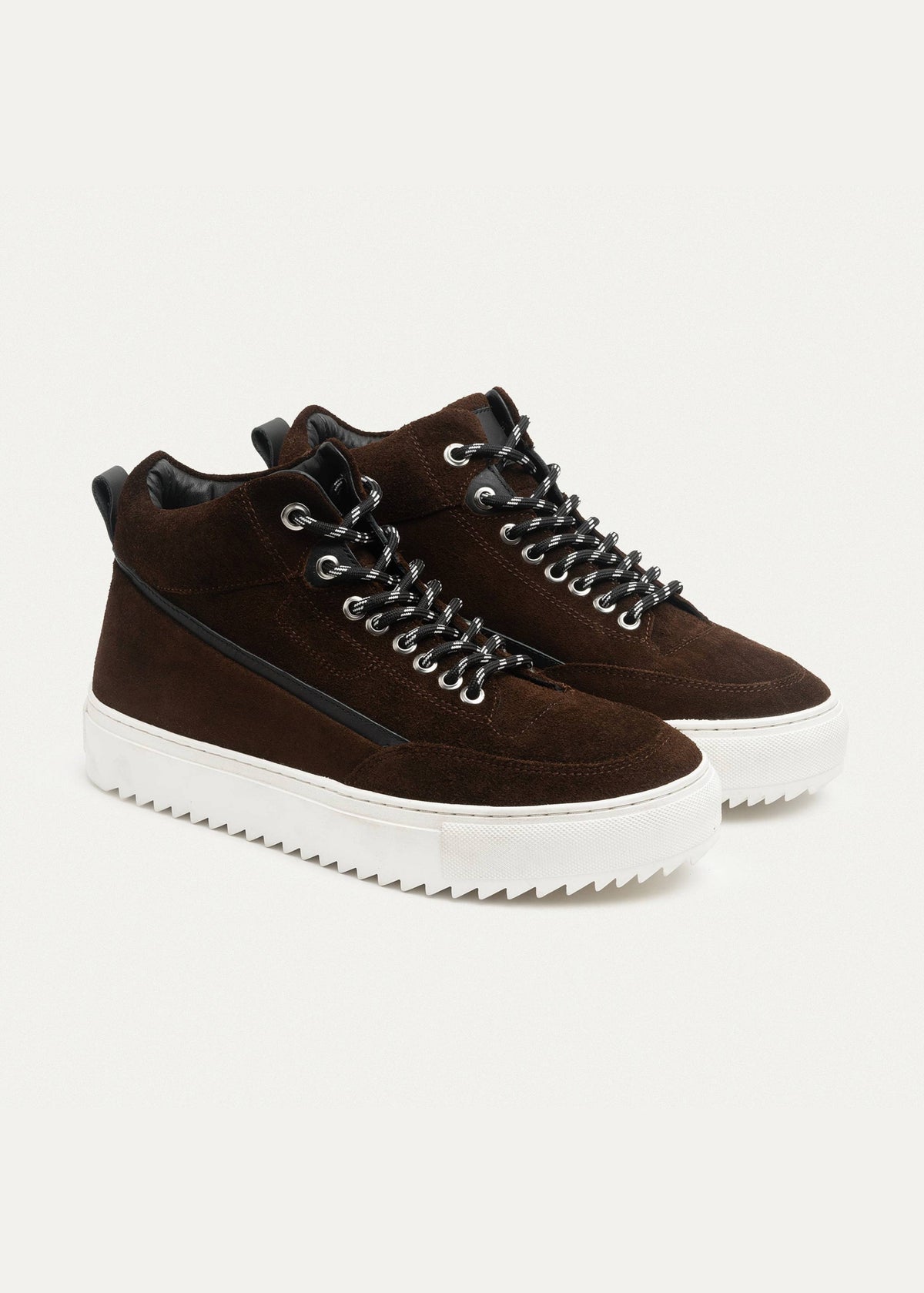 The L.Bird Legend Half Boot Sneakers — Brown