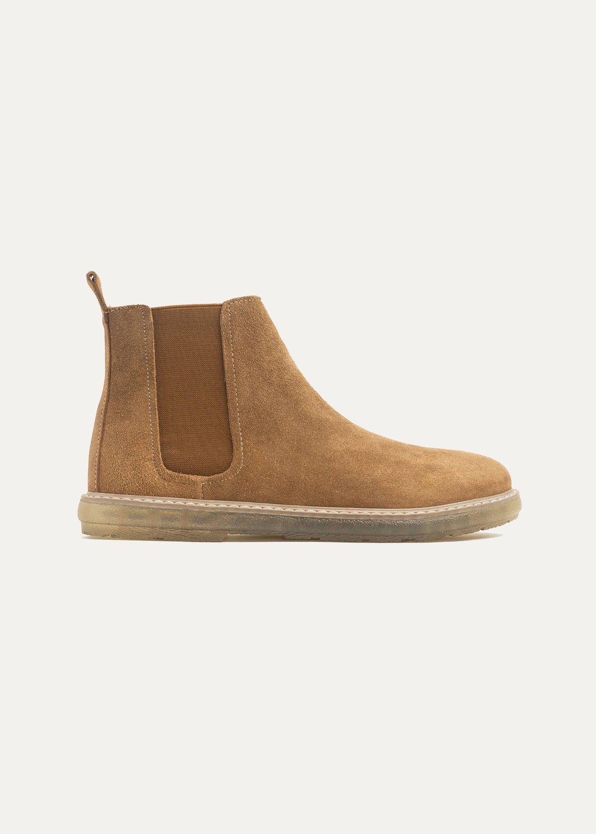 Suede Chelsea Boot — Cafe