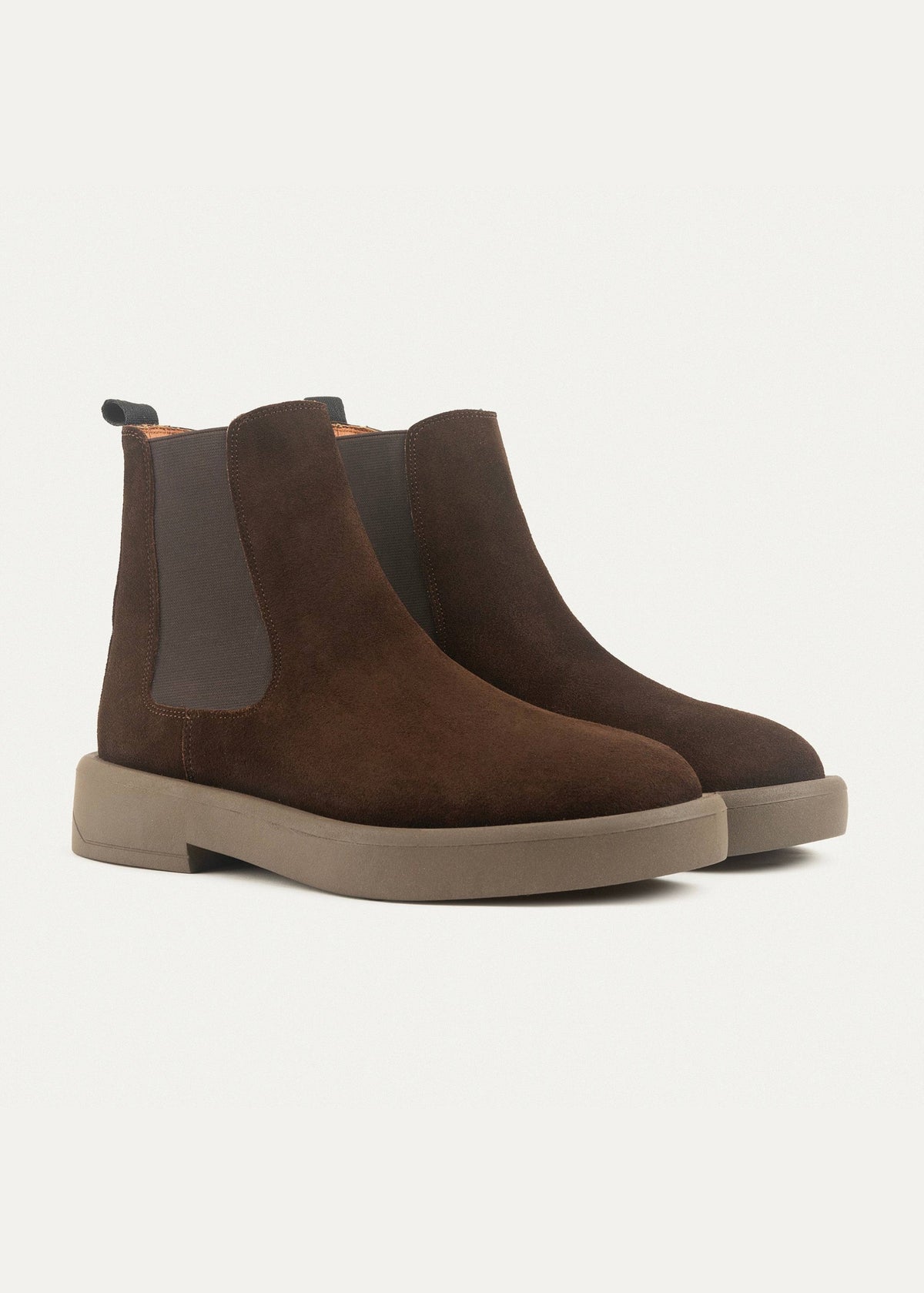 Luxe Leather Chelsea Boot — Brown