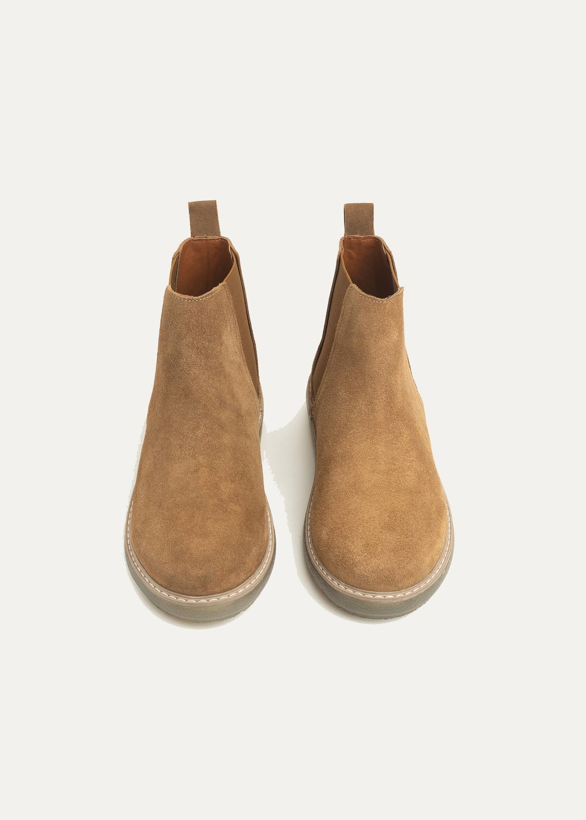 Suede Chelsea Boot — Cafe