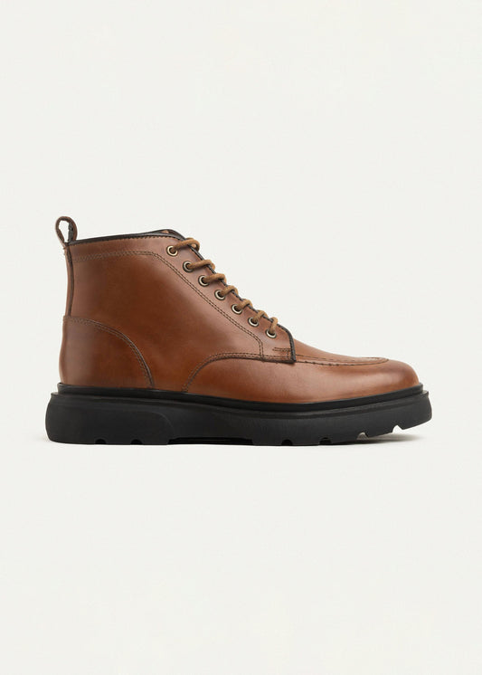 Leather Half Boot II — Havana