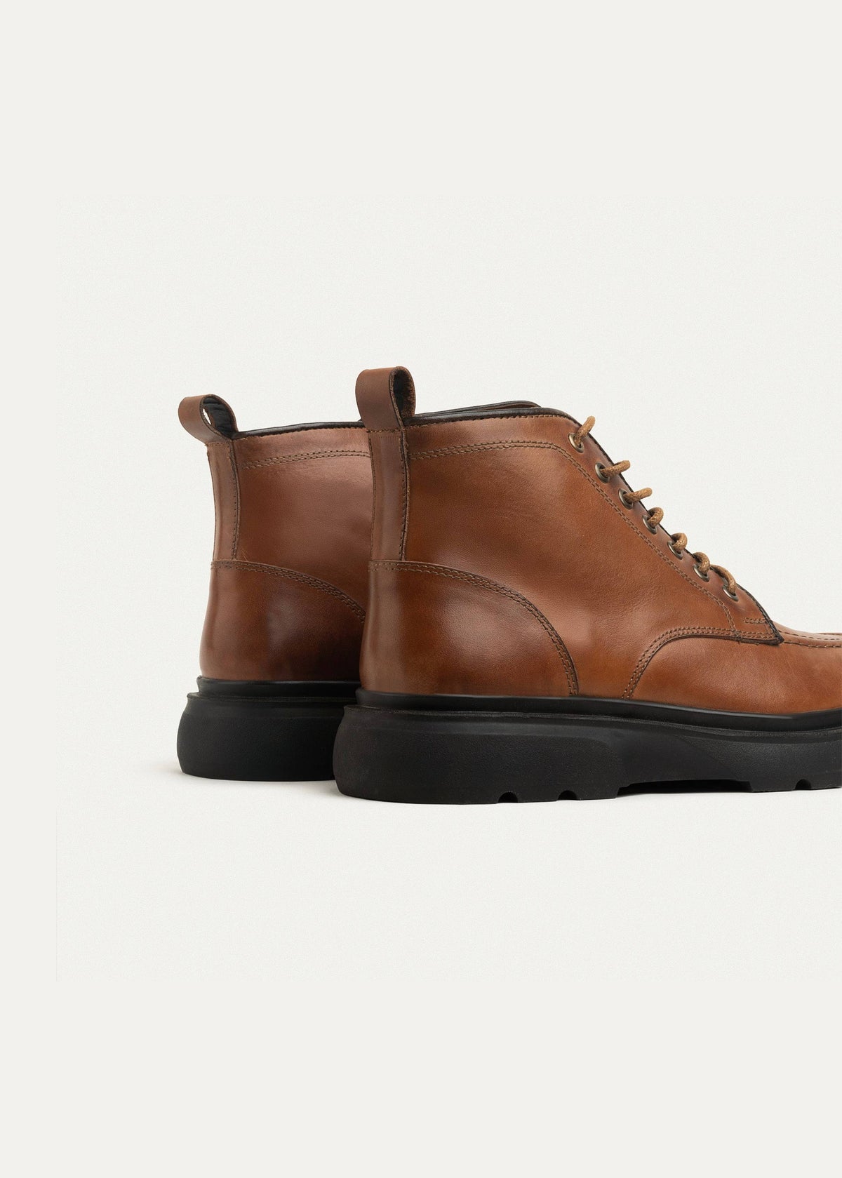 Leather Half Boot II — Havana