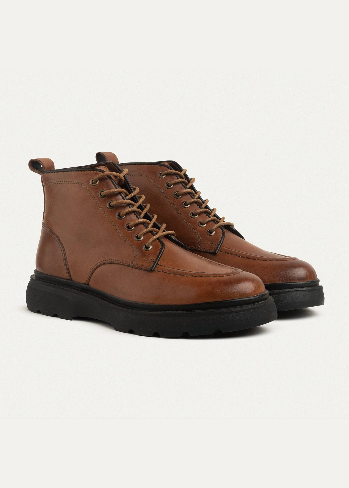 Leather Half Boot II — Havana
