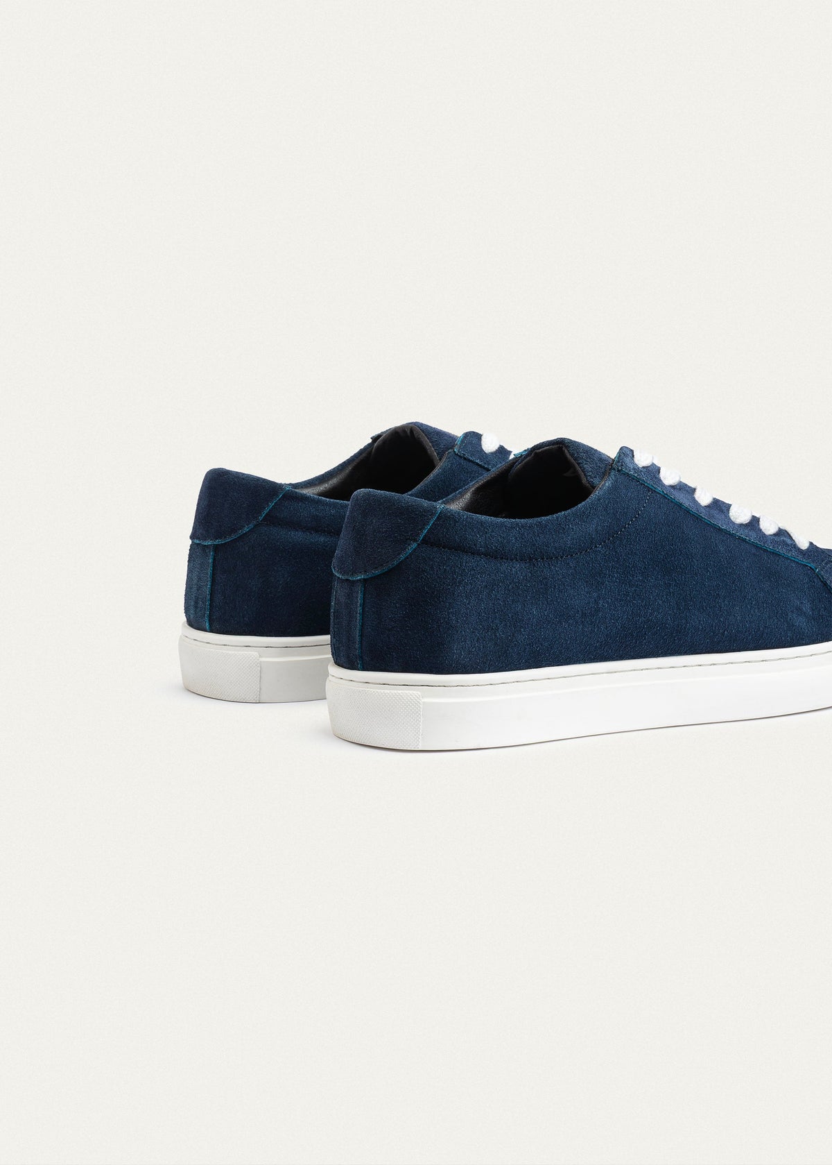 Suede Comfort Sneaker — Navy