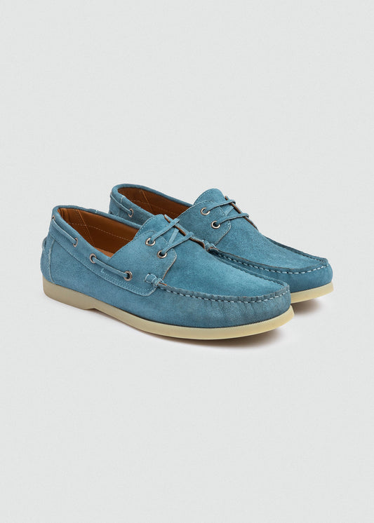Classic Suede Boat Shoe II — Blue