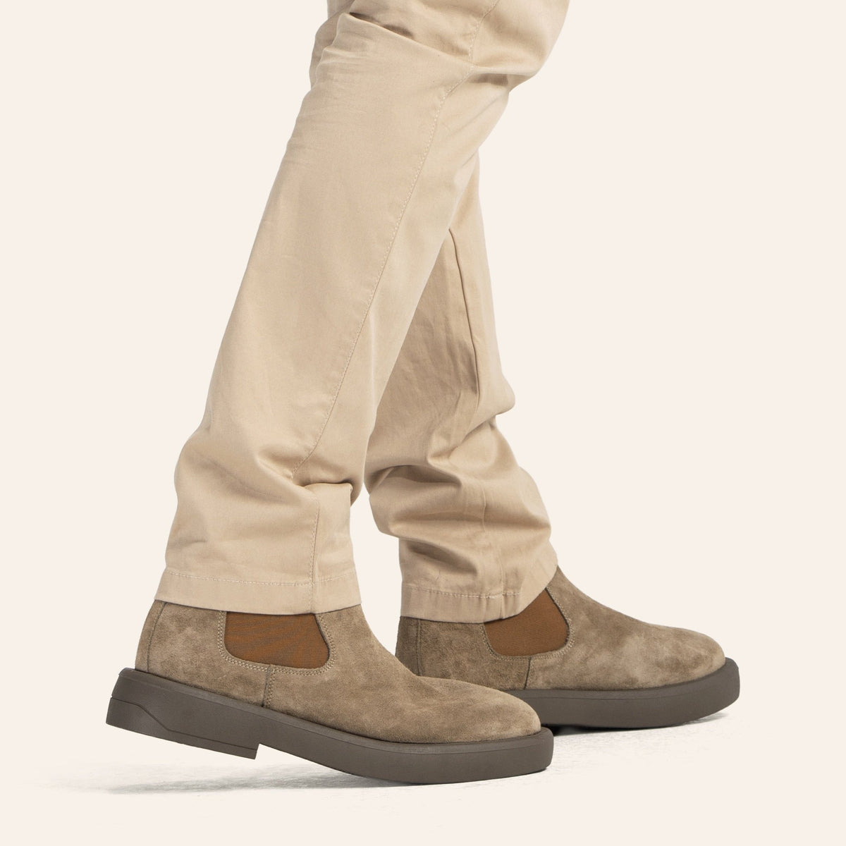 Luxe Leather Chelsea Boot — Cafe