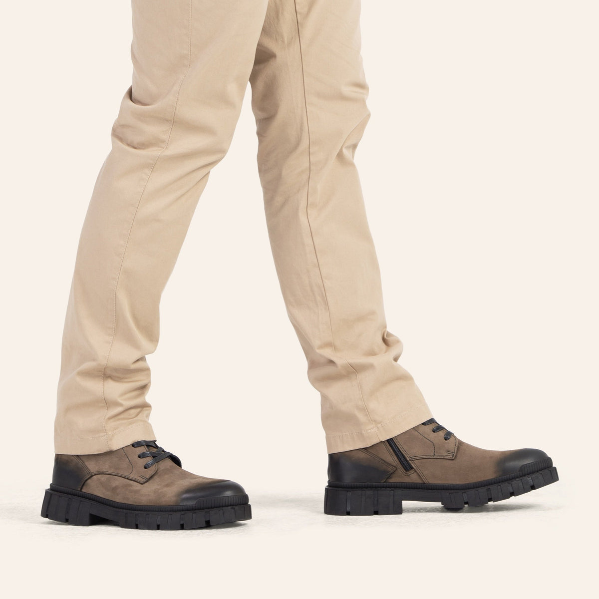 Leather Trail Boot — Sandy Brown