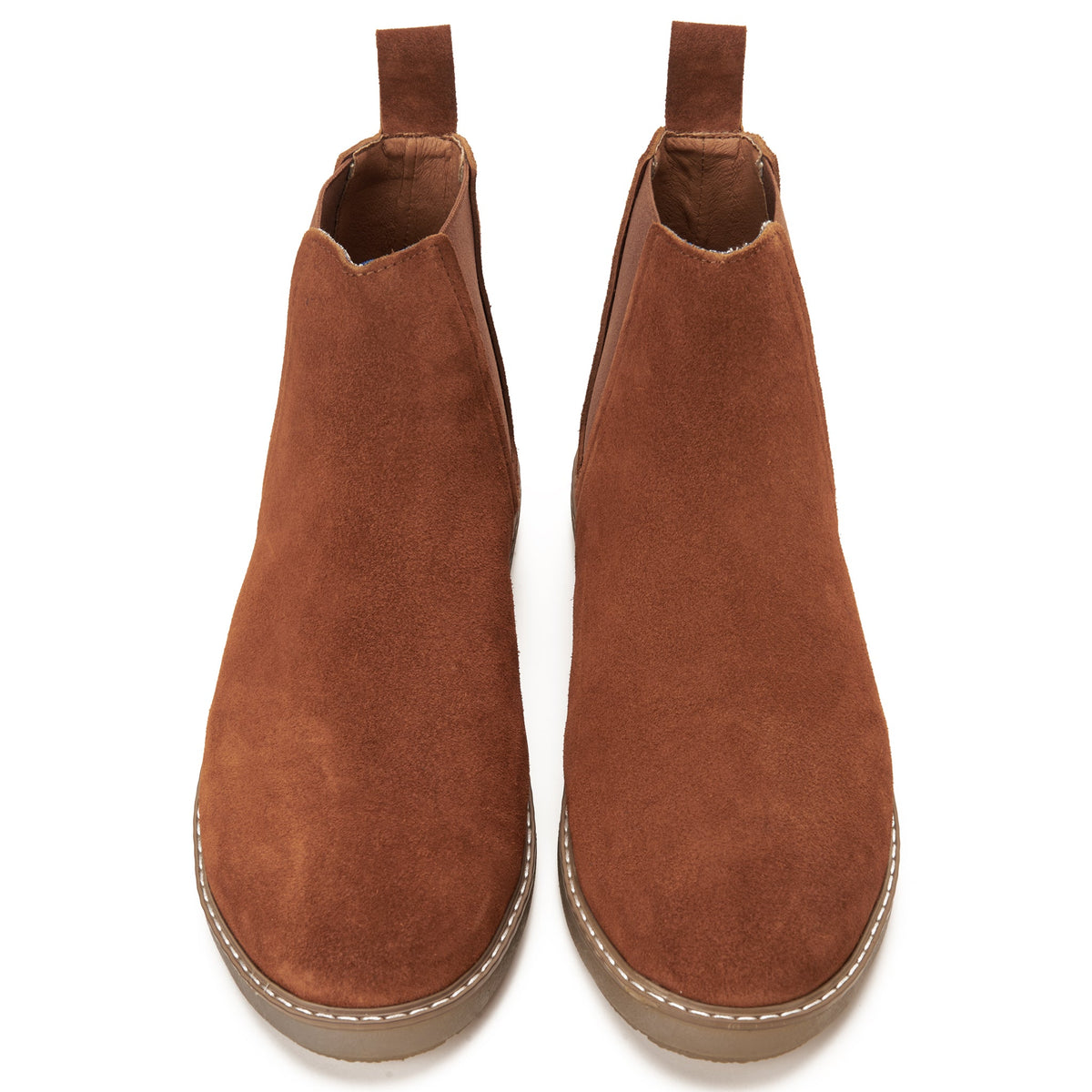 Suede Chelsea Boot — Light Brown