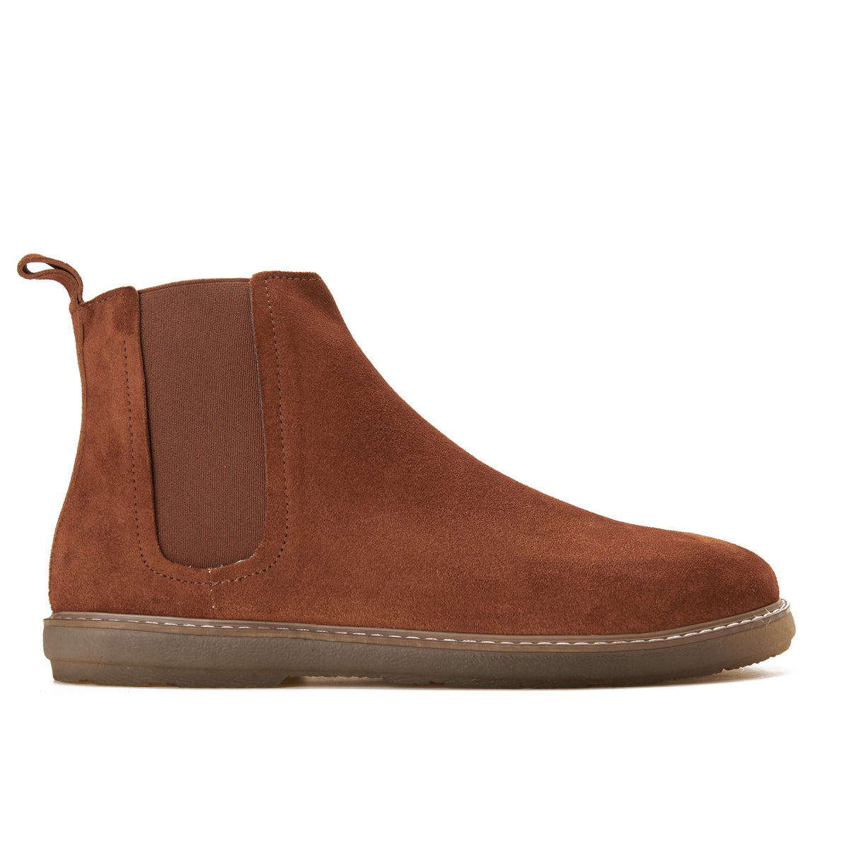 Suede Chelsea Boot — Light Brown