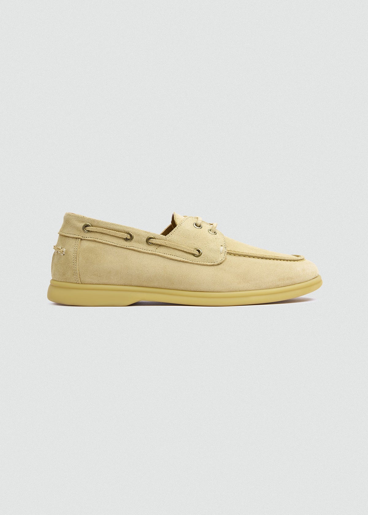 Classic Suede Boat Shoe II — Beige