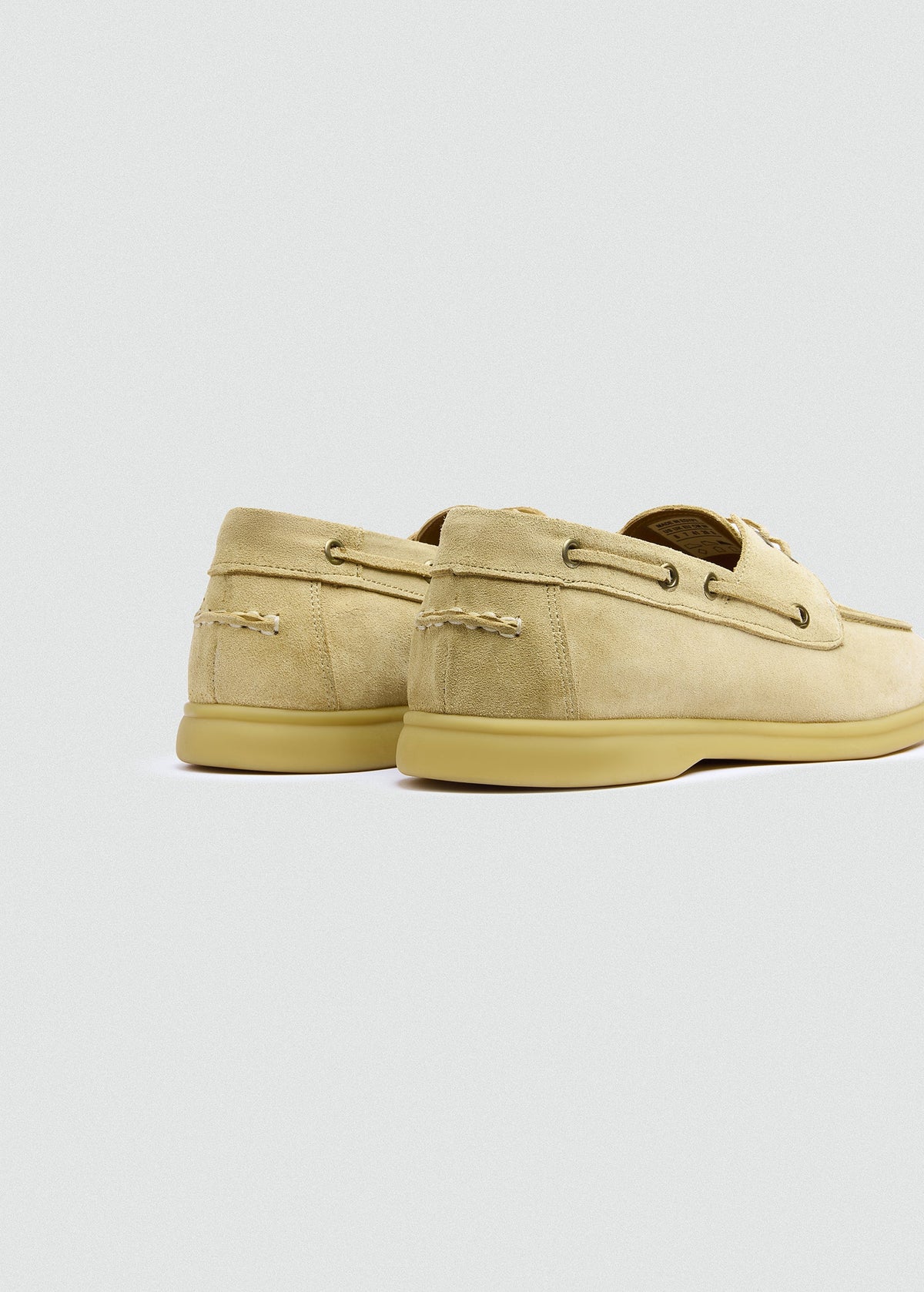 Classic Suede Boat Shoe II — Beige