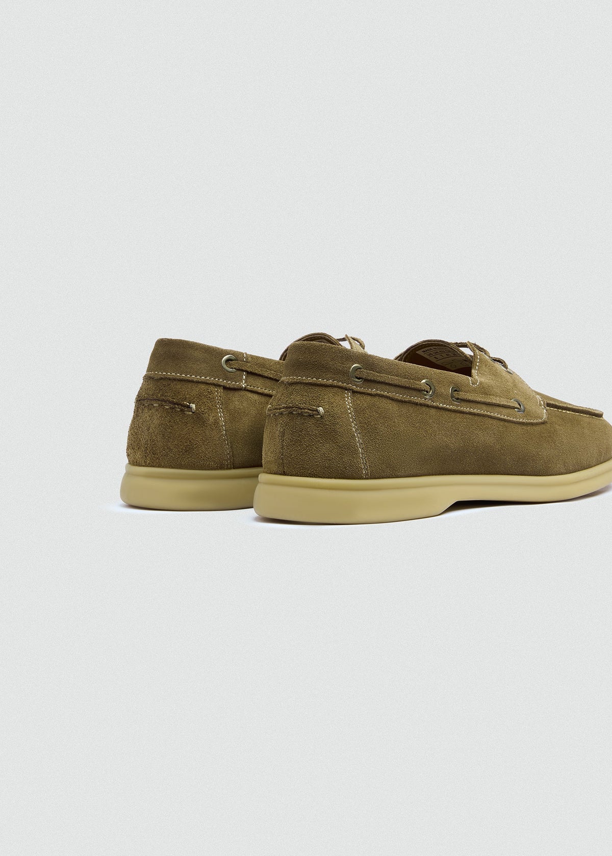 Classic Suede Boat Shoe — Café